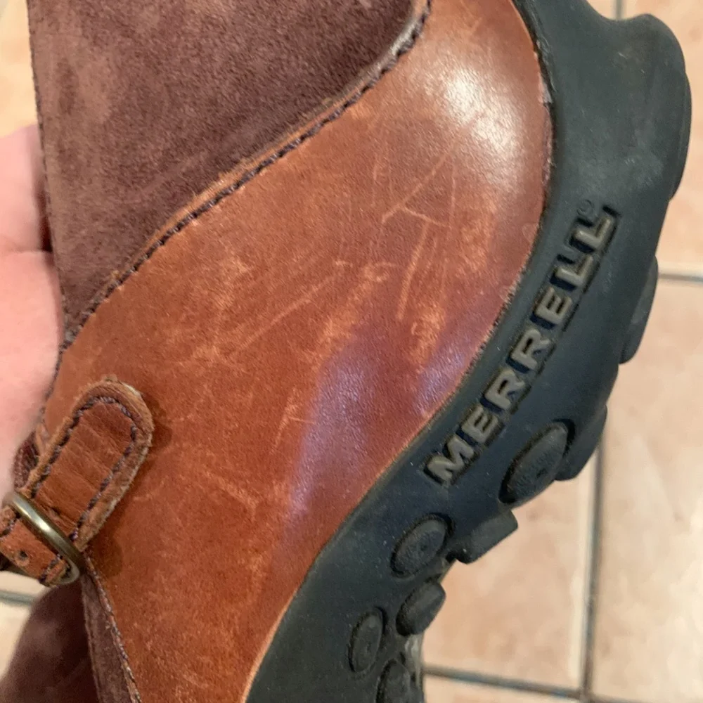 Merrell Plaza MJ Mary Jane Saddle Shoes Brown size 9.5 - Picture 8 of 8